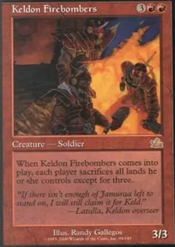 Keldon Firebombers PL/MP, English MTG Prophecy - Image 1