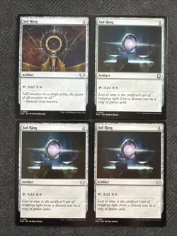 Sol Ring X4 MTG Various Sets - Image 1