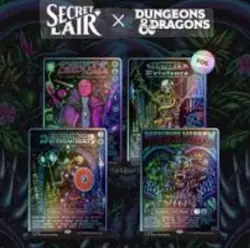 MTG Black Lights & Dark Dungeons Secret Lair foil Presale - Image 1