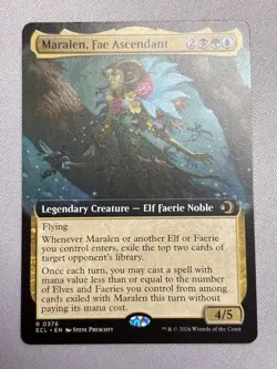 Maralen, Fae Ascendant (Extended Art) Lorwyn Eclipsed MTG NM - Image 1