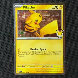 Pikachu 051/162 Pokemon Day 2026 Promo English Near Mint - Image 1