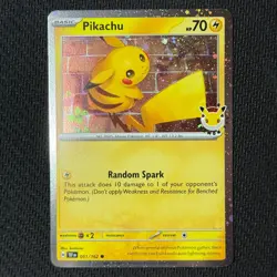 Pikachu 051/162 Pokemon Day 2026 Promo English Near Mint - Image 2