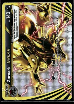 2015 Pokemon XY Breakthrough 92 Zoroark Break LP - Image 1