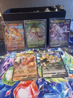 Pokemon V Lot Simisear Duraludon Conkeldurr Regigigas Alolan Exeggutor NM - Image 1