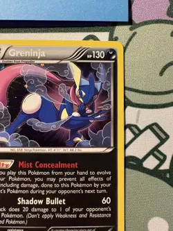 Pokemon TCG Greninja XY Black Star Promo Holo Card XY24 LP - Image 5