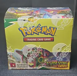 Pokemon TCG Evolving Skies Booster Box - New Sealed MINT! - (In Plastic Case) - Image 1