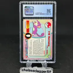 CGC 8.5 Mint Pokemon Topps 1999 Series 1 - Rattata #19 Black Logo Second Print - Image 2