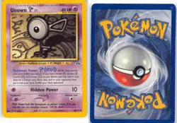 Unown [F] 48/75 Uncommon Neo Discovery Pokemon MP - Image 3