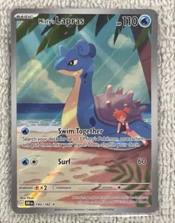 2025 Pokemon Destined Rivals Misty's Lapras Illustration Rare #194 - Image 1