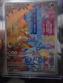 Deerling 165/162 Illustration Rare IR Pokemon SV05 Temporal Forces PSA 9 Mint - Image 1