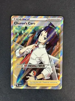 2022 Pokemon TCG: Brilliant Stars- Cheren's Care (168/172) Full Art - Image 1