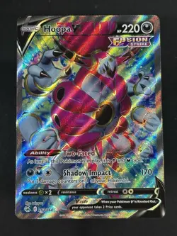 Pokemon TCG Hoopa V Fusion Strike 253/264 Holo Full Art (42) - Image 1