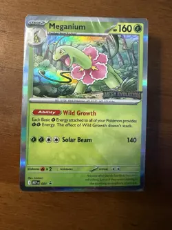 Pokemon TCG--Mega Evolutions Build & Battle Deck--Meganium (MEP 001)--SEALED - Image 1