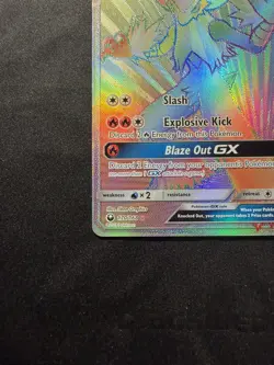 Pokemon Blaziken GX 170/168 Secret - Celestial Storm LP - Image 4