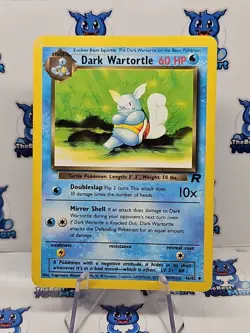 Team Rocket Dark Wartortle 46/82 Pokemon LP - Image 1