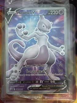 Pokemon Mewtwo V SWSH229 SWSH: Sword & Shield Promo Foil Basic 220 HP English - Image 1
