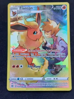 Pokemon TCG - Flareon TG01 - Brilliant Star Trainer Gallery - NM - Image 1