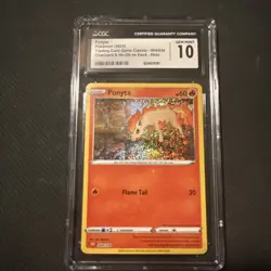 CGC Gem Mint 10 Ponyta 004/034 TCG Classic Collection Holo Pokemon - Image 1