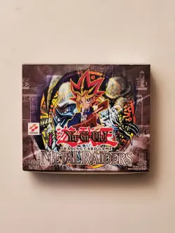 YuGiOh Metal Raiders 1st Edition Booster EMPTY Box - Image 1