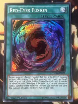 Yugioh: Red-Eyes Fusion - CORE-EN059 - Super Rare - 1st Edition - LP - Image 1