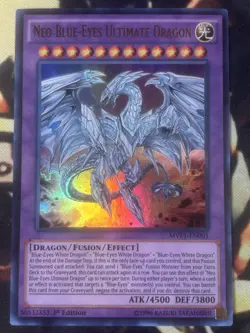 Yugioh: Neo Blue-Eyes Ultimate Dragon - MVP1-EN001 - Ultra Rare - 1st Edition NM - Image 1