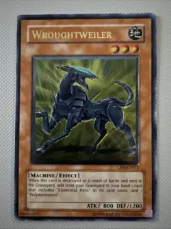 Wroughtweiler CRV-EN012 Ultimate Rare Unlimited Edition Yugioh NP - Image 1