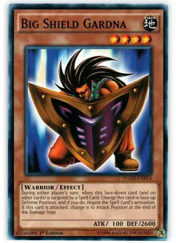 Big Shield Gardna - YGLD-ENB14 - Common - 1st Edition - Lightly Played - Image 1