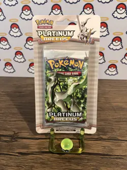 Pokemon TCG Platinum Arceus Booster Blister Pack (Green Variant) Factory Sealed - Image 1