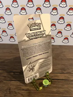 Pokemon TCG Platinum Arceus Booster Blister Pack (Green Variant) Factory Sealed - Image 4