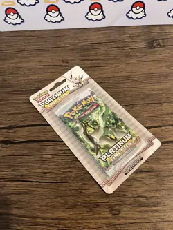 Pokemon TCG Platinum Arceus Booster Blister Pack (Green Variant) Factory Sealed - Image 5