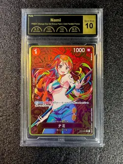 PCG10 Nami ST01-007 C Parallel Storage Box Gold One Piece Card Japanese 2024 - Image 1