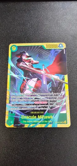 ONE PIECE OP14-119 Dracule Mihawk (SEC) The Azure Sea's Seven (OP14) NM - Image 1