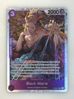 One Piece #OP08-074 Black Maria Super Rare SR Two Legends - Image 1
