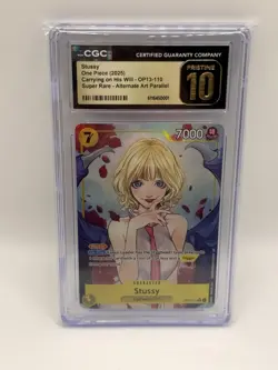 Stussy OP13-110 SR Alternative Art Carrying On His Will One Piece TCG - Image 1