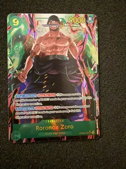One Piece Wings of the Captain Roronoa Zoro OP06-118 Secret Rare SEC Alt Art - Image 1