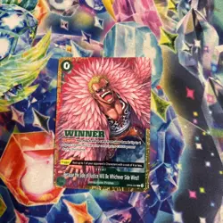 Donquixote Doflamingo RARE WINNER CHAMPIONSHIP ALT ART OP05-037 ONE PIECE (1081) - Image 1