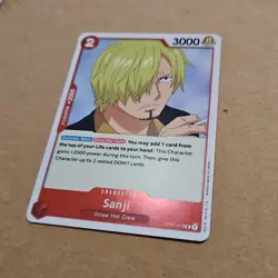 Sanji OP01-013 R Romance Dawn English One Piece NM Foil TCG CCG - Image 3