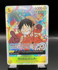 Monkey.D.Luffy OP07-109 SR Reprint One Piece PRB02: The Best Vol. 2 Near Mint - Image 1