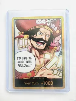 Gol D. Roger Gold Foil DON!! OP-13 - One Piece English Carrying On His Will - NM - Image 3