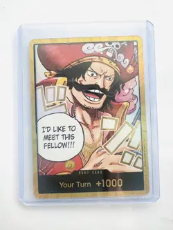 Gol D. Roger Gold Foil DON!! OP-13 - One Piece English Carrying On His Will - NM - Image 5