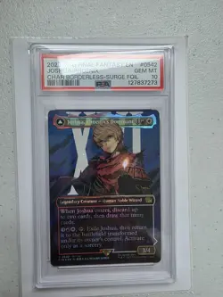 Joshua, Phoenix's Dominant (Borderless Surge Foil) #542 - Final Fantasy - PSA 10 - Image 1