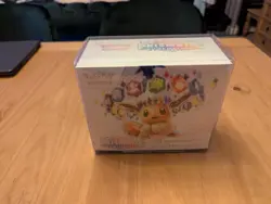 Pokemon Center Prismatic Evolutions ETB Elite Trainer Box Sealed in display case - Image 1