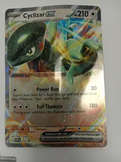 Pokemon Card Bundle with Tins and Cyclizar EX Holo Rare Card - Image 3