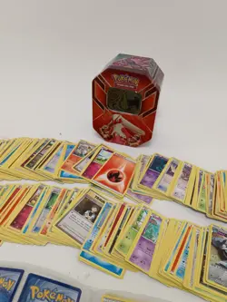 POKEMON Card Bundle with Tin and Binder - Holo Rares Included - PRE-OWNED - Image 4