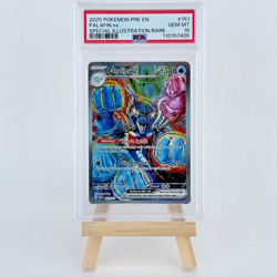 2025 POKEMON EN Palafin EX SIR 151/131 Prismatic Evolutions - Gem Mint PSA 10 - Image 1