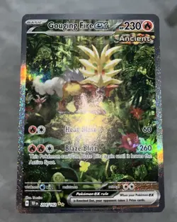 Pokemon Gouging Fire ex 204/162: Temporal Forces Holo - Near Mint Condition - Image 2