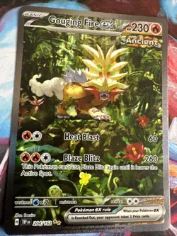 Gouging Fire ex 204/162 SV05: Temporal Forces Holo NM - Image 2