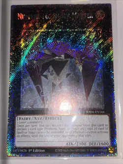 Number 16: Shock Master 1st Edition Platinum Secret Rare RA04-EN166 Yu-Gi-Oh! - Image 1