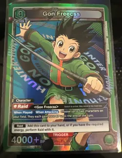 Union Arena Hunter X Hunter Gon Freecss Super Rare Foil UE02BT/HTR-1-078 - Image 1