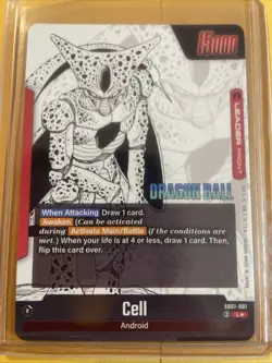Dragon Ball Super Fusion World Manga Booster Cell Leader GOLD ART SB01-001 Eng - Image 2